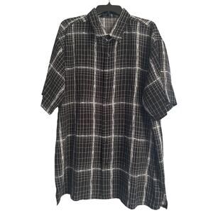 GUC Bagazio Men's Short Sleeve Button Down Casual Shirt Summer Size Large